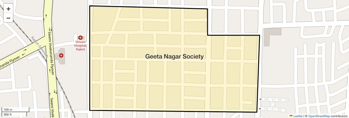 Geeta Nagar Society Map