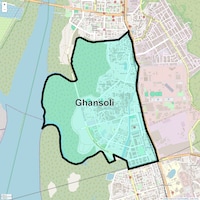 Ghansoli Map
