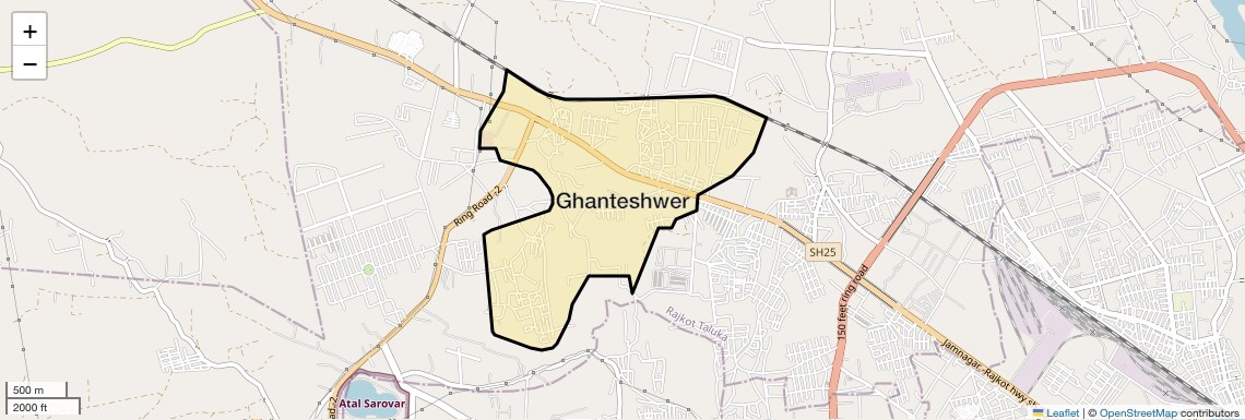 Ghanteshwer Map