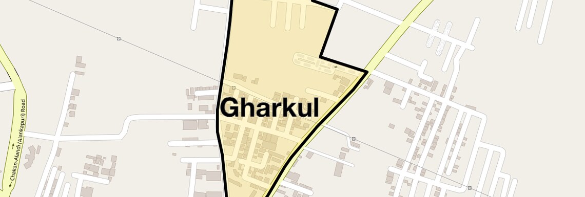 Location Map of Gharkul, Pune