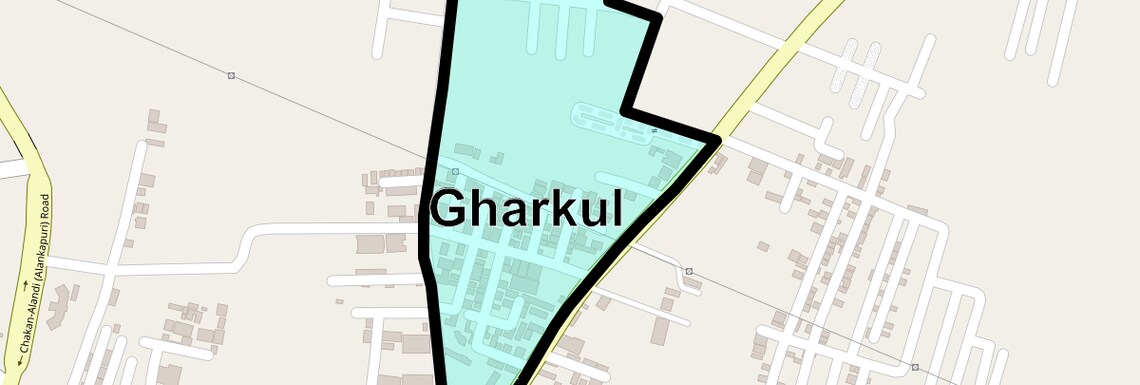 Location Map of Gharkul, Pune