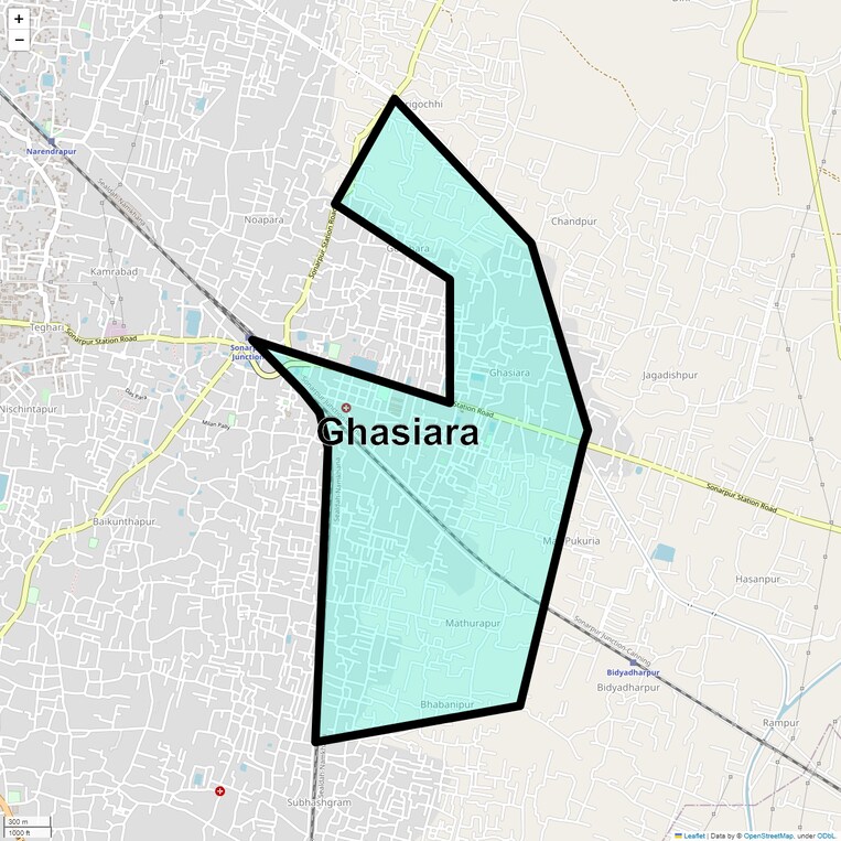 Location Map of Ghasiara