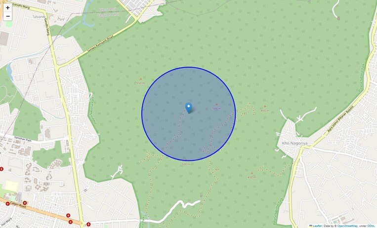 Location Map of Ghat Ki Guni