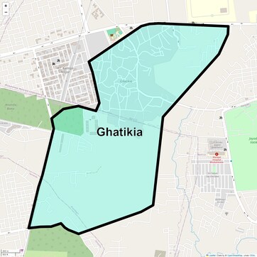 Location Map of Ghatikia, Bhubaneswar