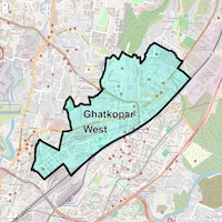 Ghatkopar West Map
