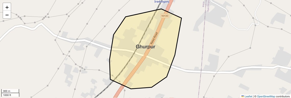 Ghurpur Map