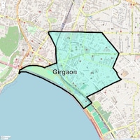 Girgaon Map