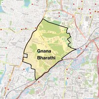 Gnana Bharathi Map