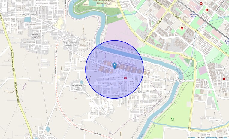 Location Map of Goela Khurd