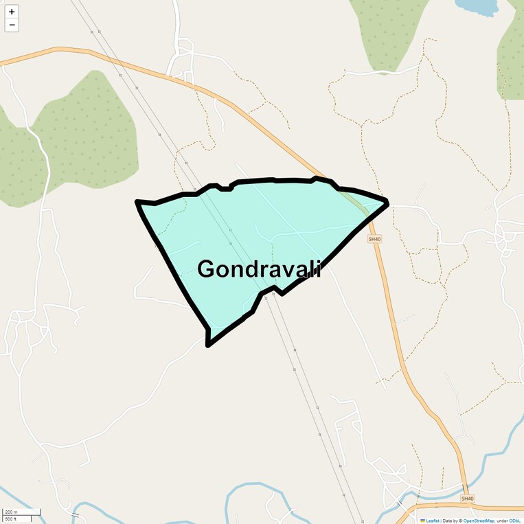Location Map of Gondravali