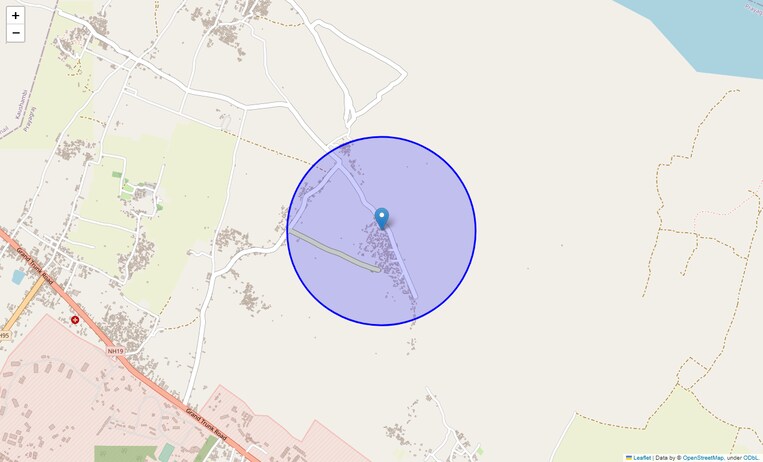 Location Map of Gopalpur Tikari