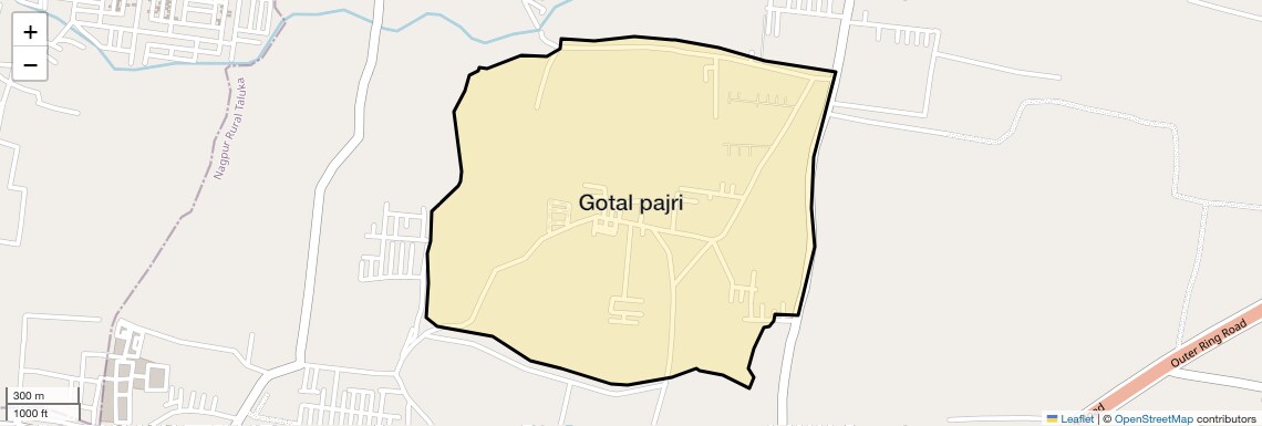 Location Map of Gotal pajri, Nagpur