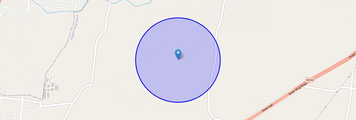 Location Map of Gotal pajri, Nagpur