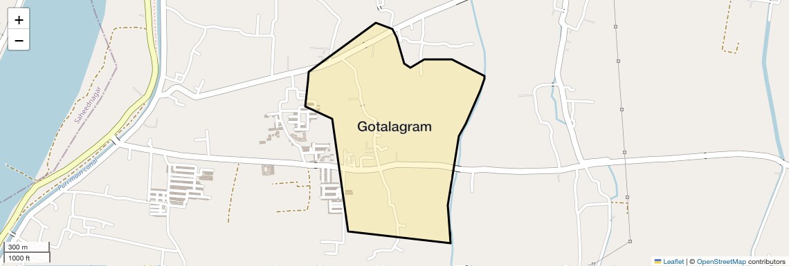 Location Map of Gotalagram, Bhubaneswar