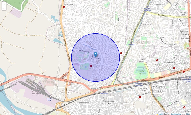 Location Map of Goutampuri
