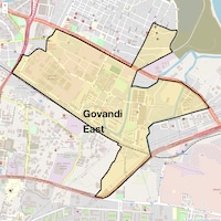 Govandi East Map