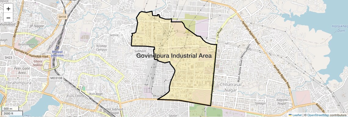 Check Time Travel of Govindpura Industrial Area, Bhopal