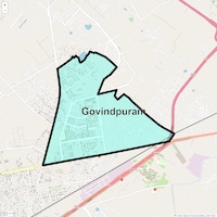 Govindpuram Map