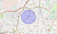Location Map of Govindpuri, Jaipur