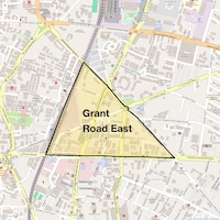 Grant Road East Map