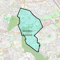 Greater Kailash Map