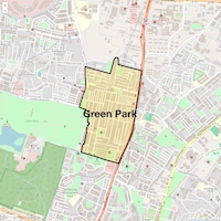 Green Park Map