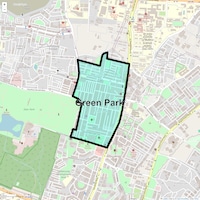 Green Park Map