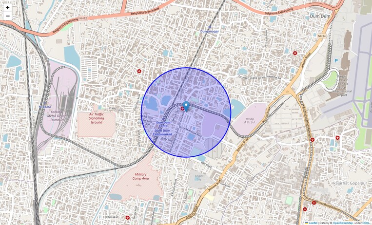 Location Map of Green Park