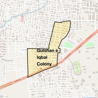 Gulshan e Iqbal Colony Map