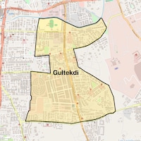 Gultekdi Map