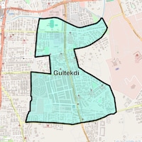 Gultekdi Map