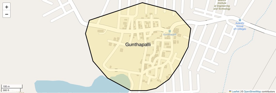 Location Map of Gunthapalli, Hyderabad
