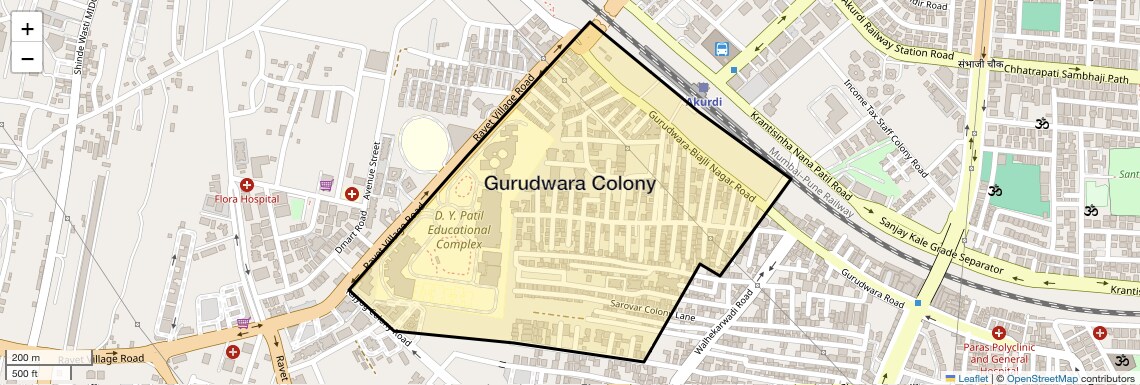 Check Time Travel of Gurudwara Colony, Pune
