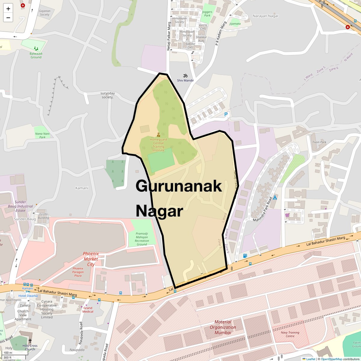 Check Time Travel of Gurunanak Nagar, Mumbai