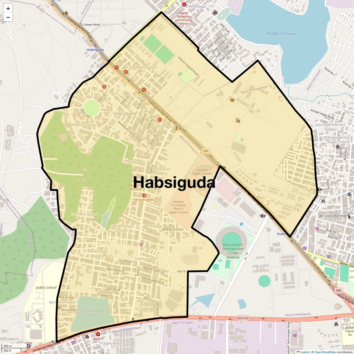 Check Time Travel of Habsiguda, Hyderabad