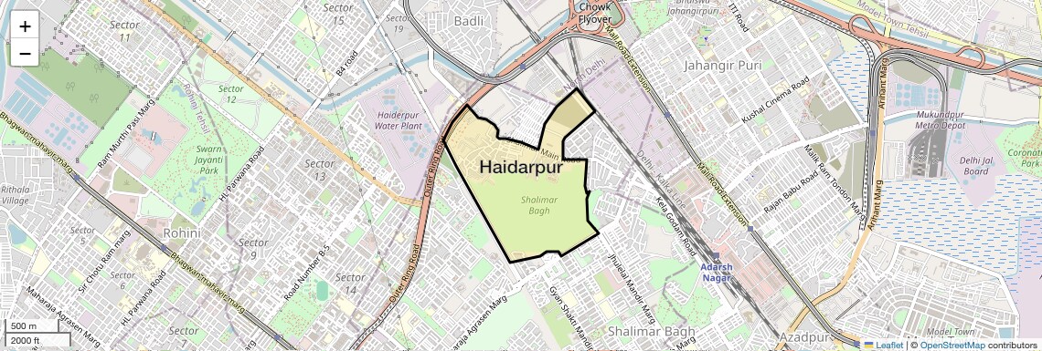 Check Time Travel of Haidarpur, Delhi