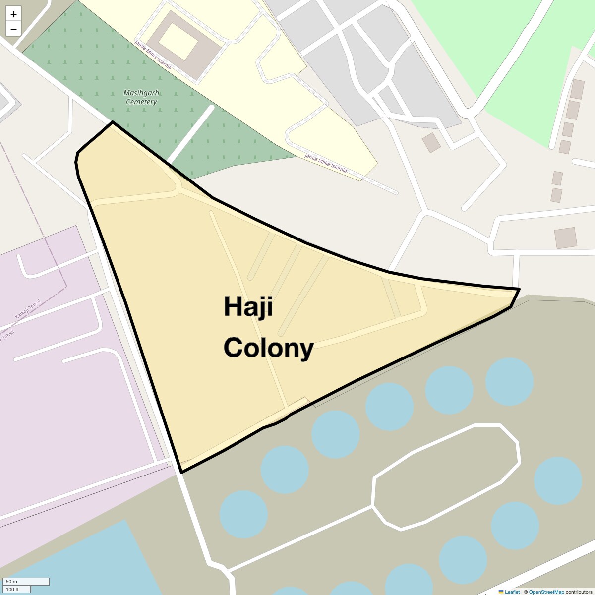 Check Time Travel of Haji Colony, Delhi