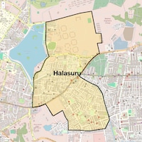 Halasuru Map