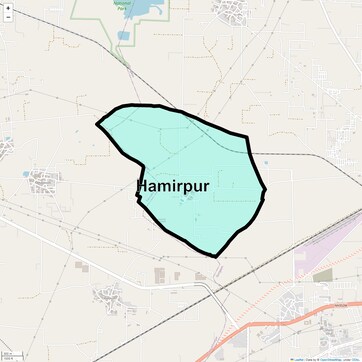 Location Map of Hamirpur, Gurgaon