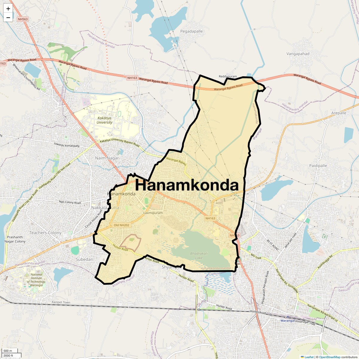 Check Time Travel of Hanamkonda, Hyderabad