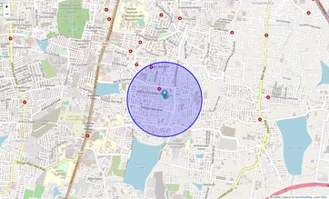 Location Map of Hanuman Nagar, Bangalore