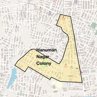 Hanuman Nagar Colony Map