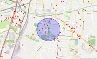 Location Map of Hanuman Nagar, Nagpur
