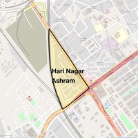 Hari Nagar Ashram Map