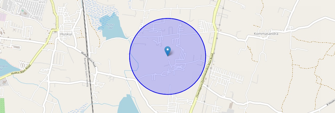 Location Map of Harohalli, Bangalore