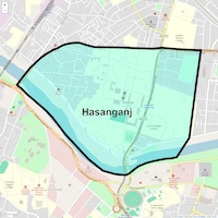 Hasanganj Map