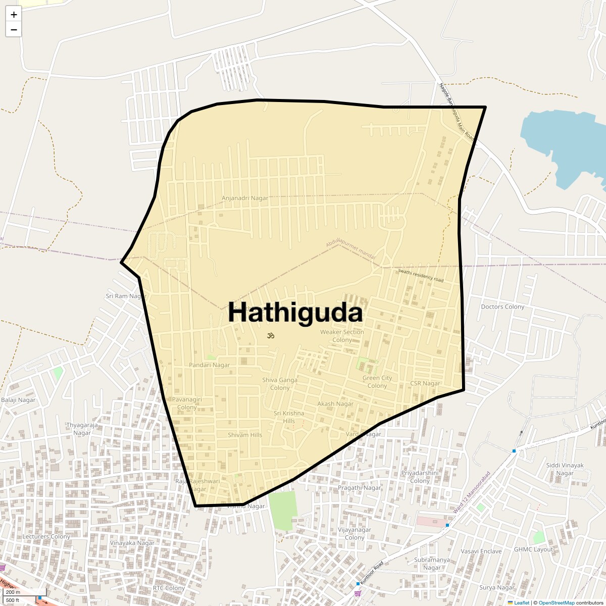 Check Time Travel of Hathiguda, Hyderabad
