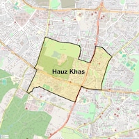 Hauz Khas Map