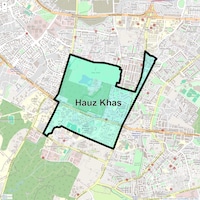 Hauz Khas Map