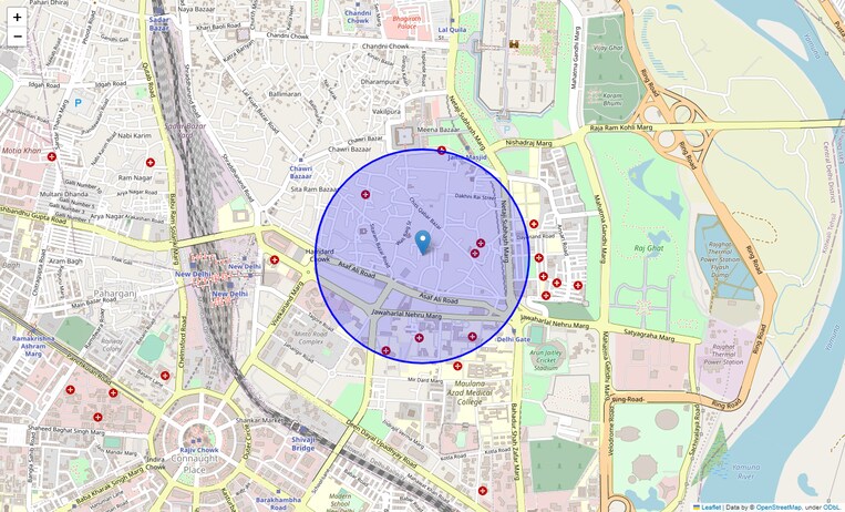 Location Map of Hauz Suiwalan